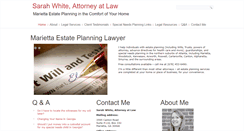 Desktop Screenshot of lawyersarah.com