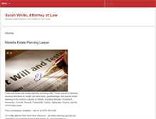 Tablet Screenshot of lawyersarah.com